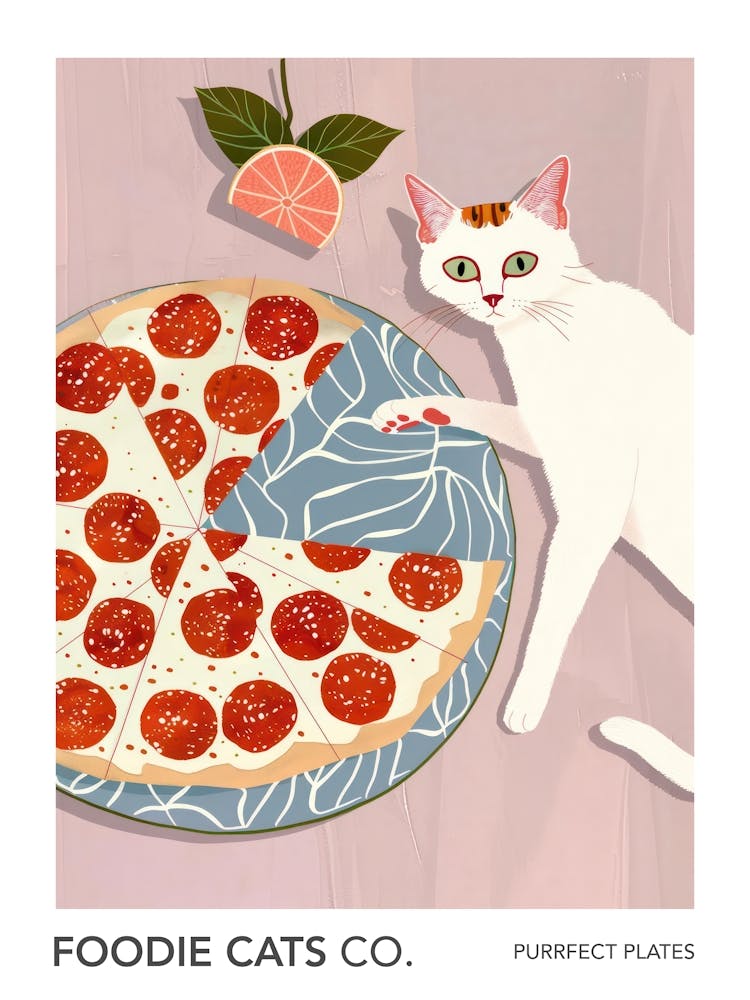 Foodie Cats Co Cat And Pizza 4