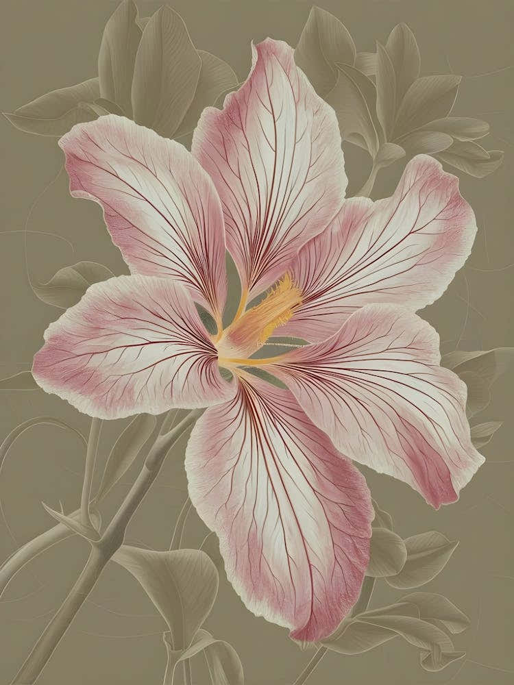 Pink Hibiscus Canvas Print