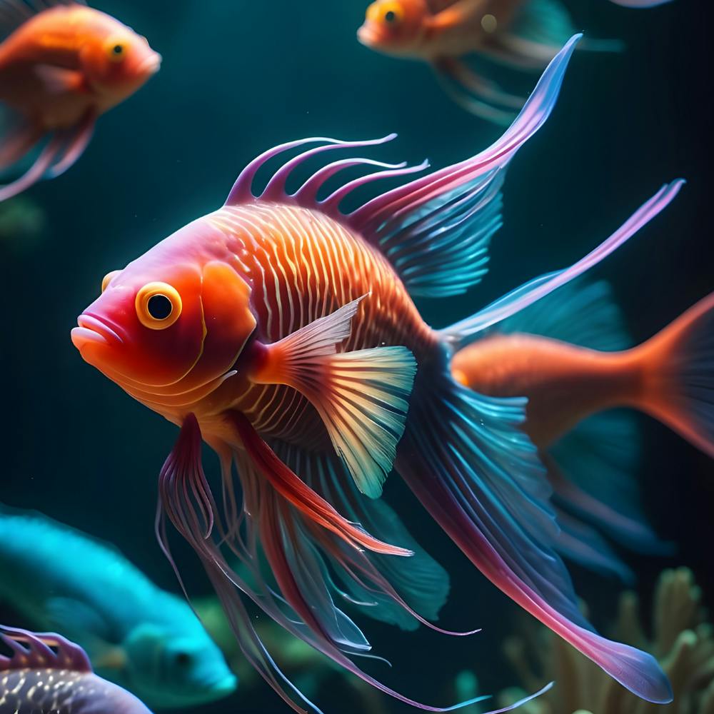 Fishes In The Aquarium