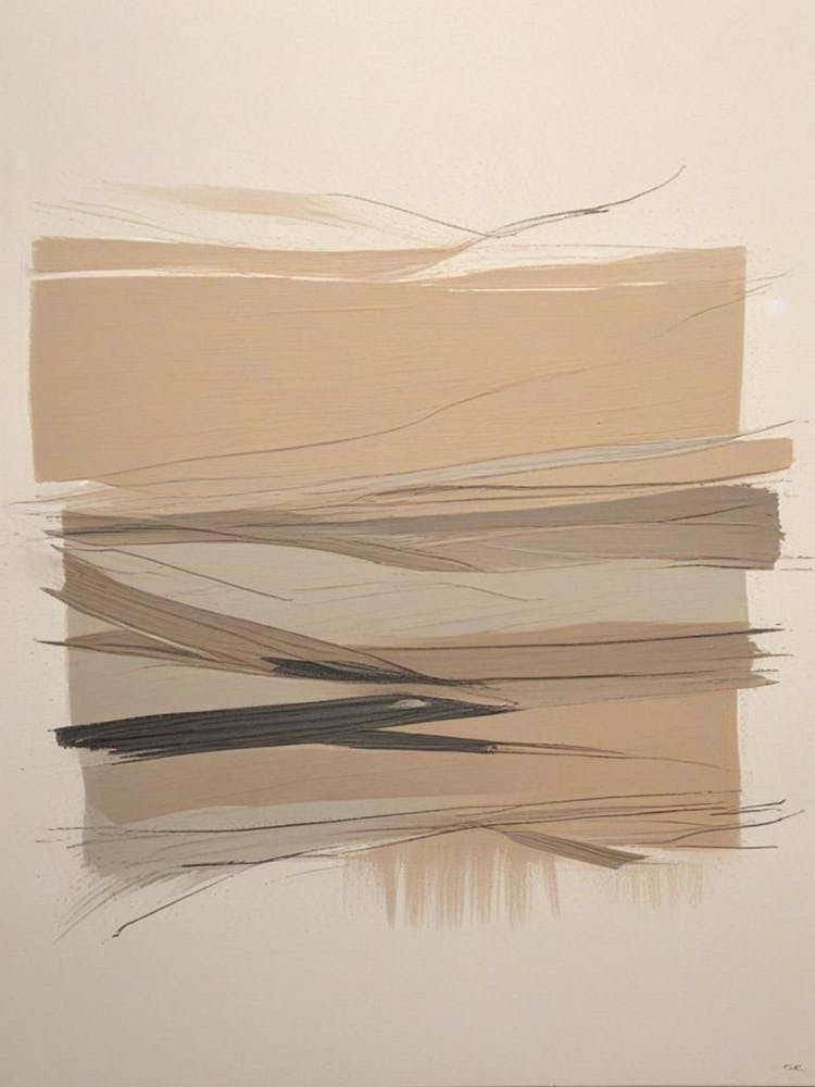 Muted Neutrals Abstract 11 Living Room (1)