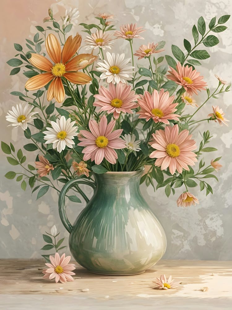 Daisies In A Vase