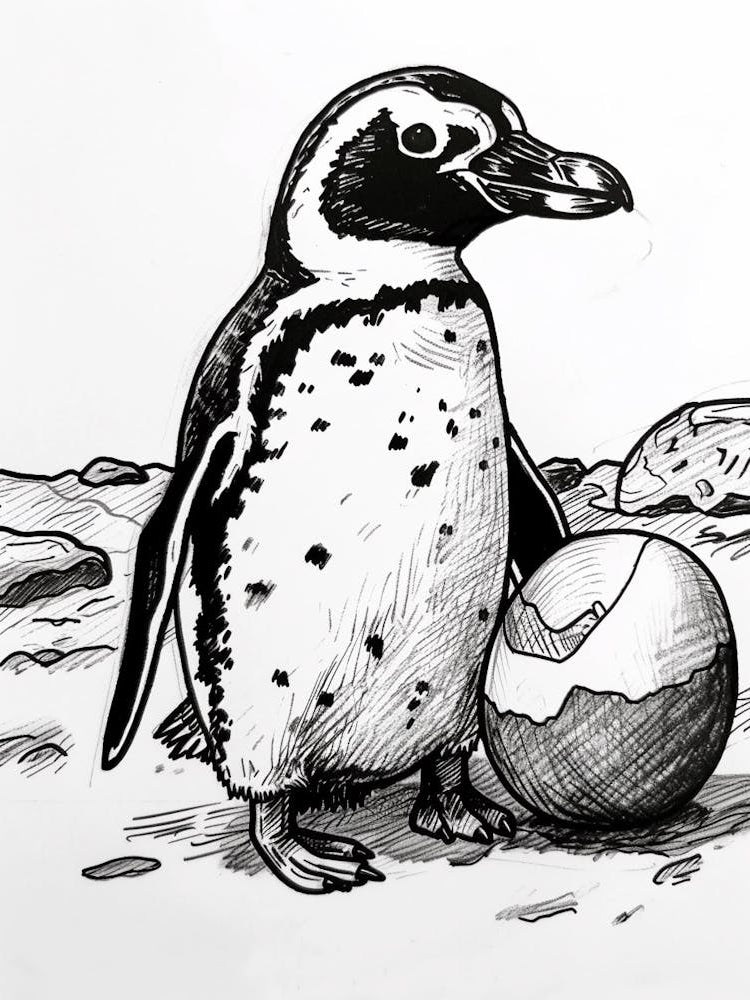 African Penguin Hatching 2