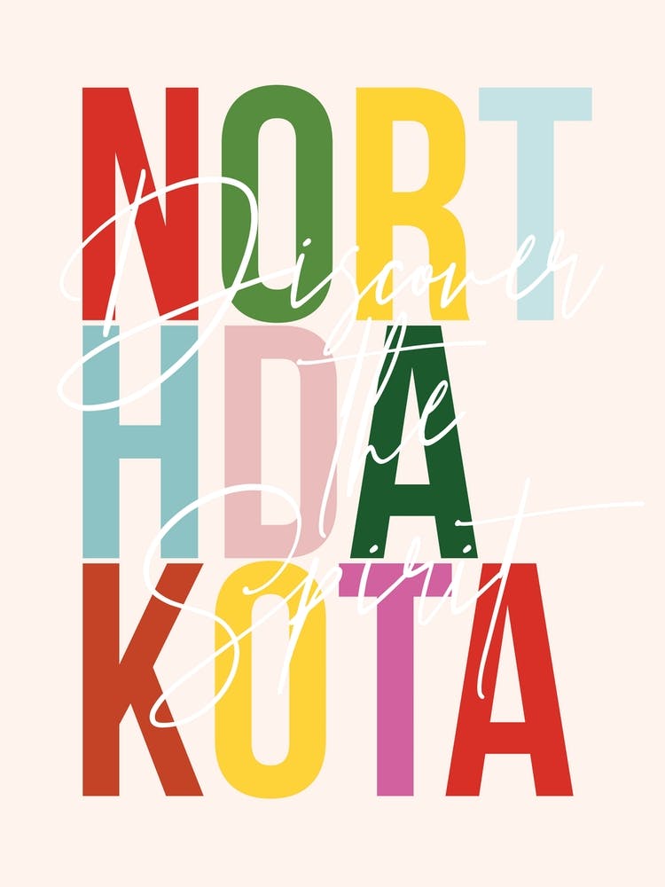 North Dakota Discover The Spirit Color
