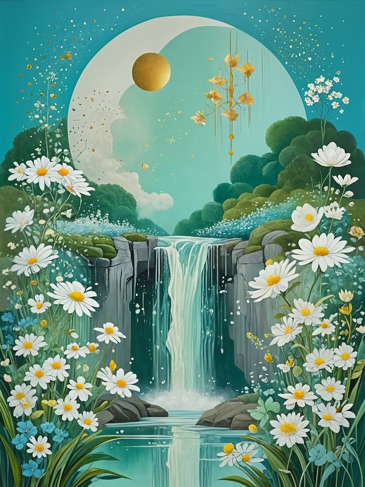 Full Moon Waterfall no1