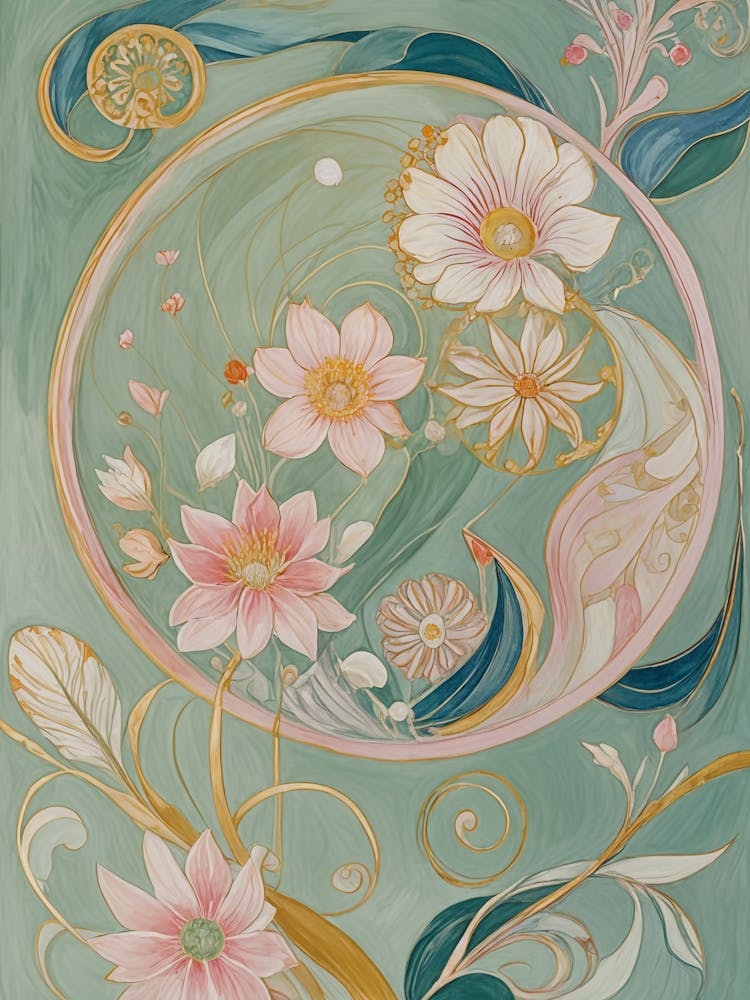 Floraler Kreis