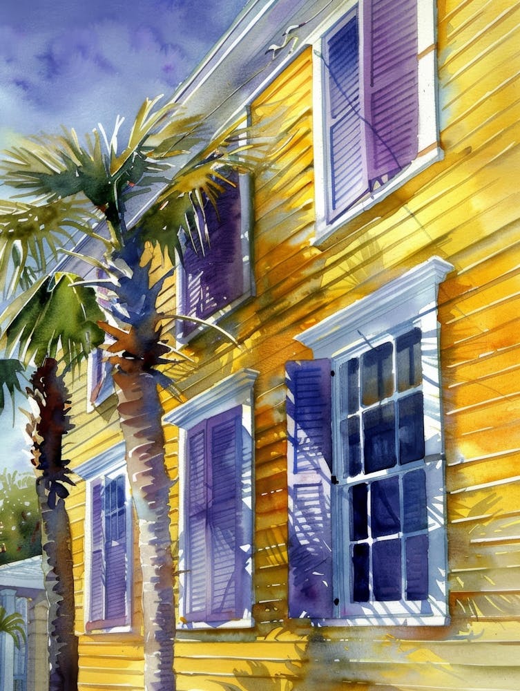 Charleston House Painting