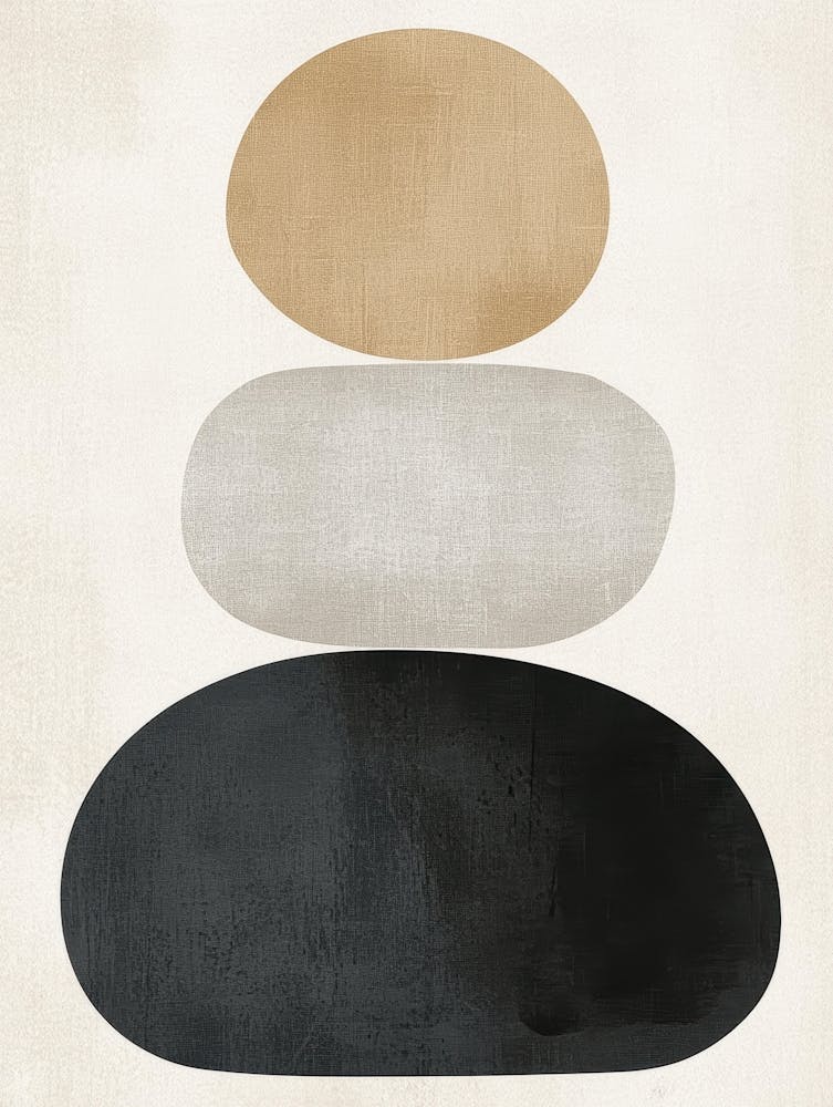 Stacked Stones Canvas Print