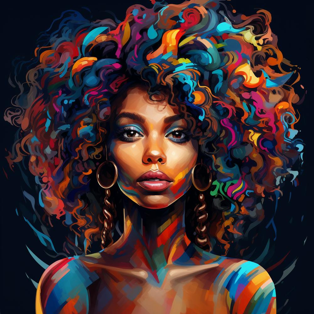Afro Girl 64