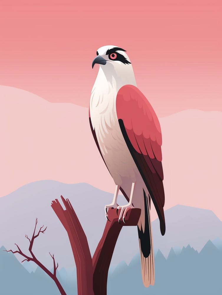 Minimalist Osprey 3 Illustration
