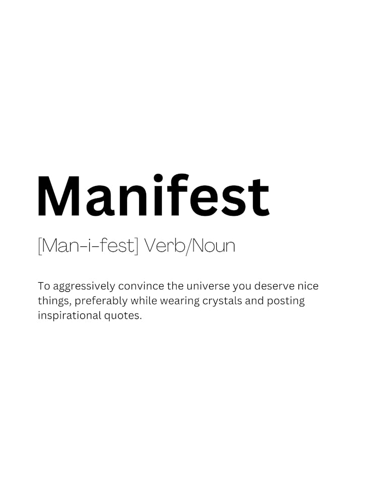 Manifest Definition Meaning