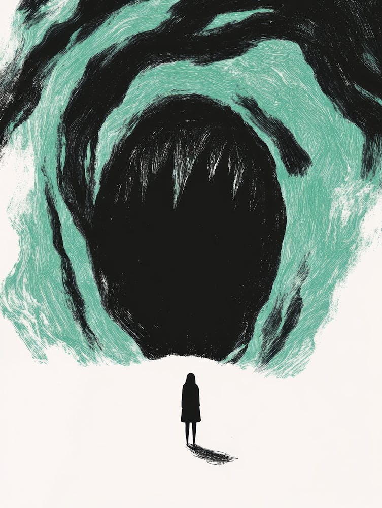 Girl In A Tunnel