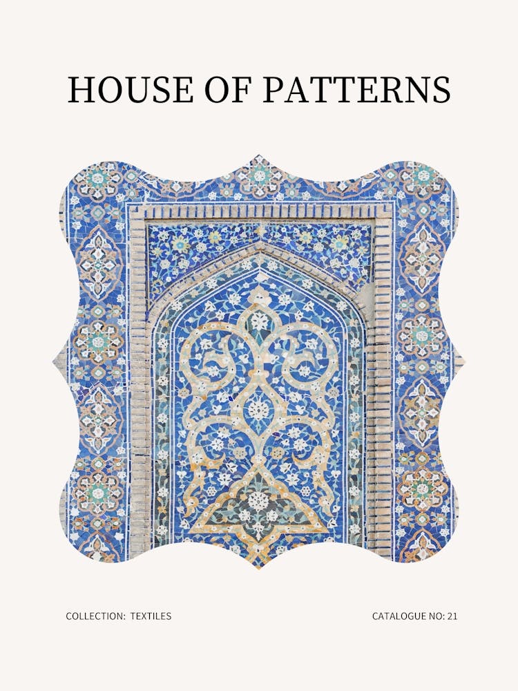 Textile Pattern Poster 22