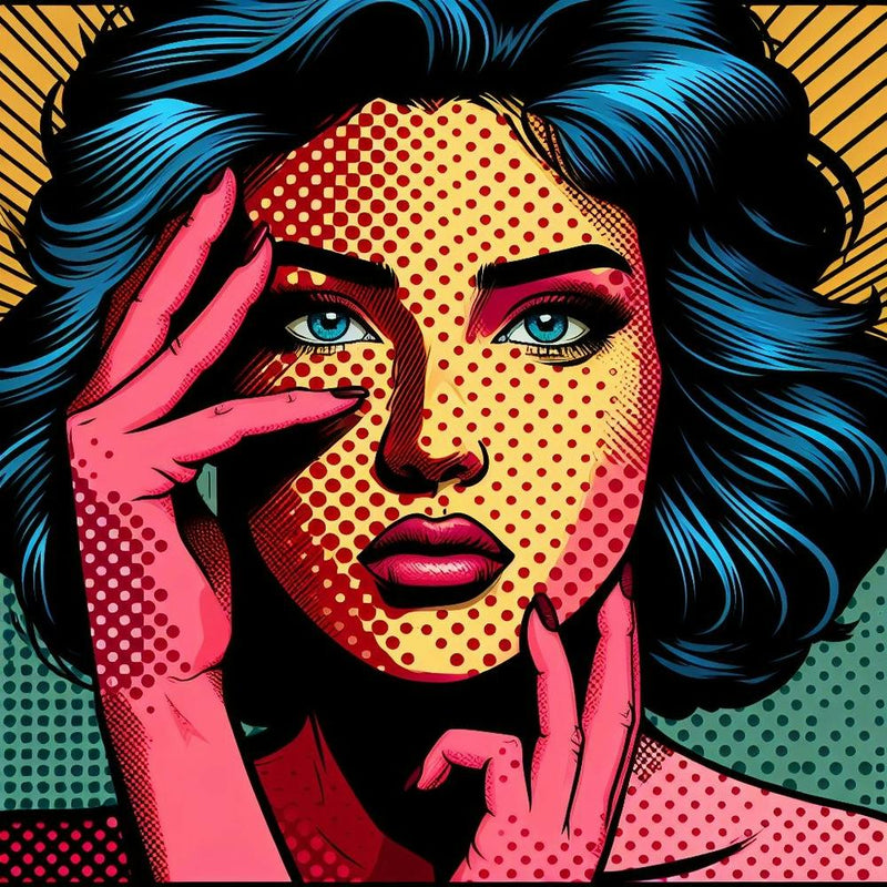 Lady popart