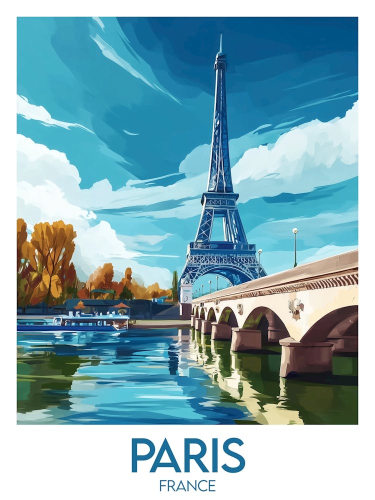 Affiche de voyage Paris