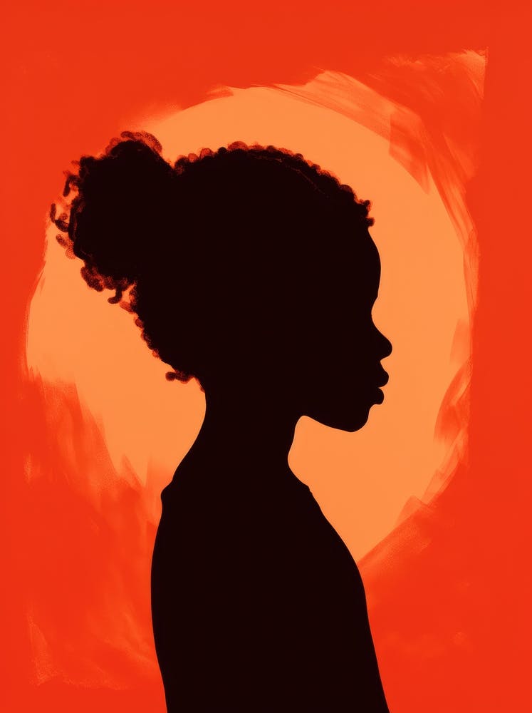Silhouette Of A Girl