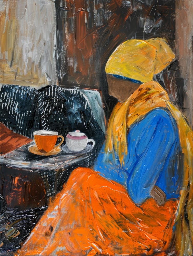 Woman With A Cup Of Tea