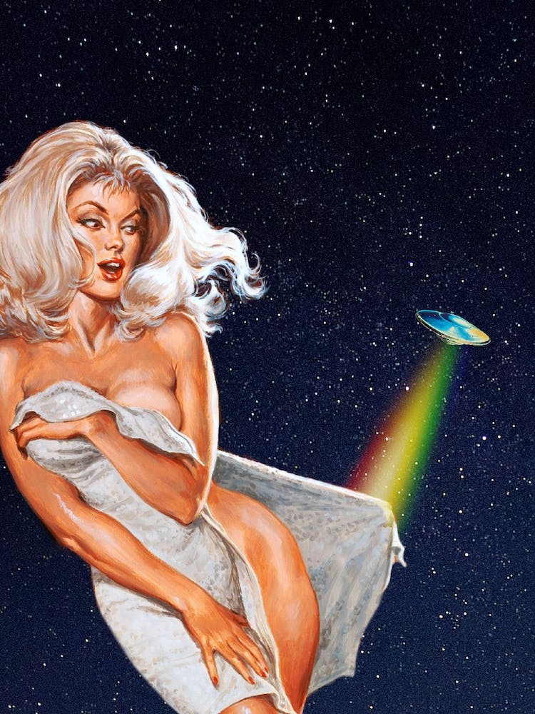 Retro Surreal Bathroom Decor