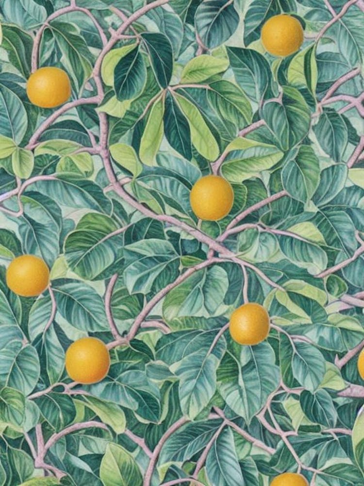 Citrus tree Vintage 2 Botanical