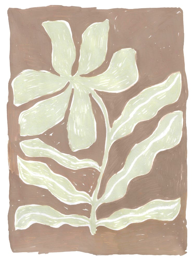 Painterly Boho Florals Beige