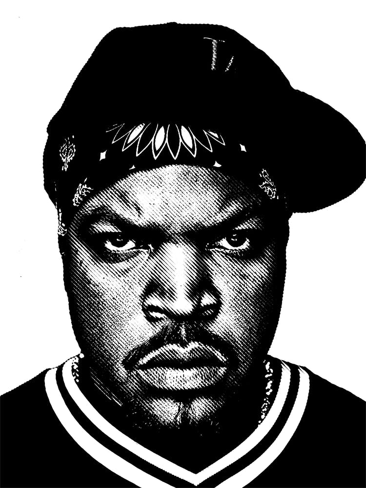 Ice Cube Line illustration 2