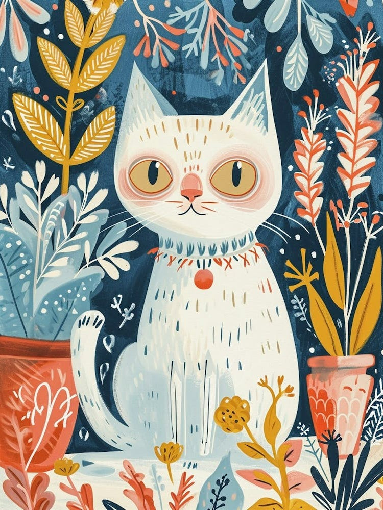 Munchkin Cat Storybook Illustration 2