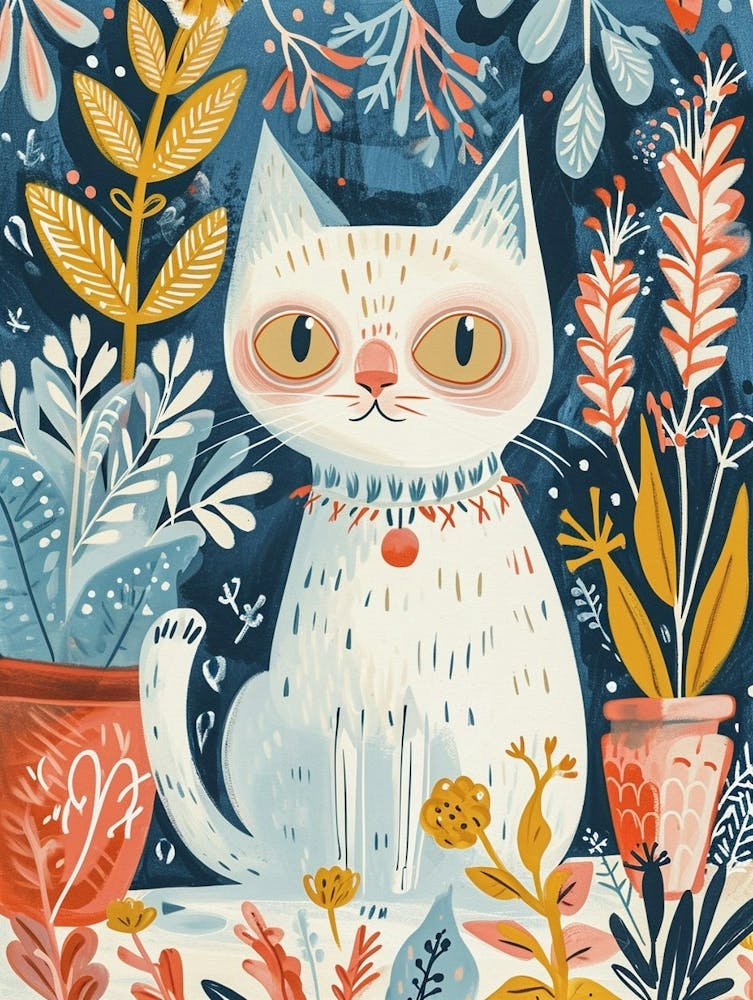 Munchkin Cat Storybook Illustration 2