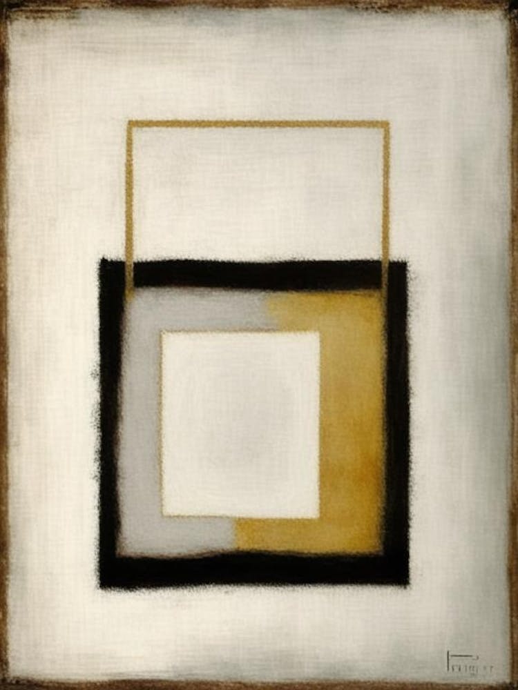 Wisdom Symbol Abstract Painting