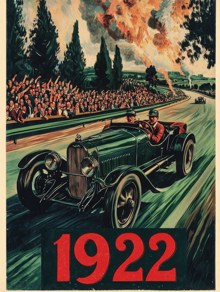 Aihrgdesign – Ein Vintage-Sportposter für eine Automobil-Rallye von 1922 E182a2e3 Deb6 4f4a 8400 2aec5e6aa632 1