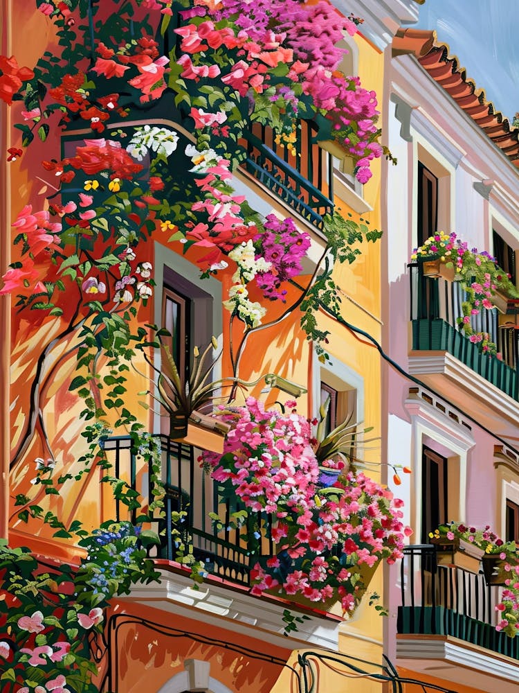 Balkongemälde in Valencia 3