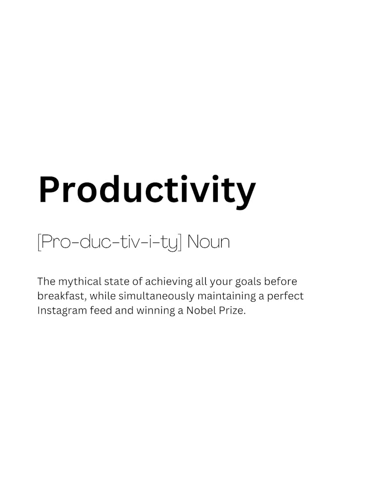 Productivity Definition Meaning 1