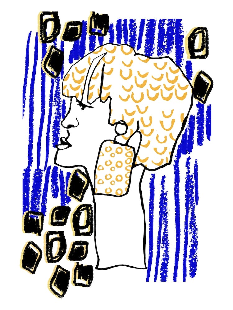 Girl With The Big Earrings