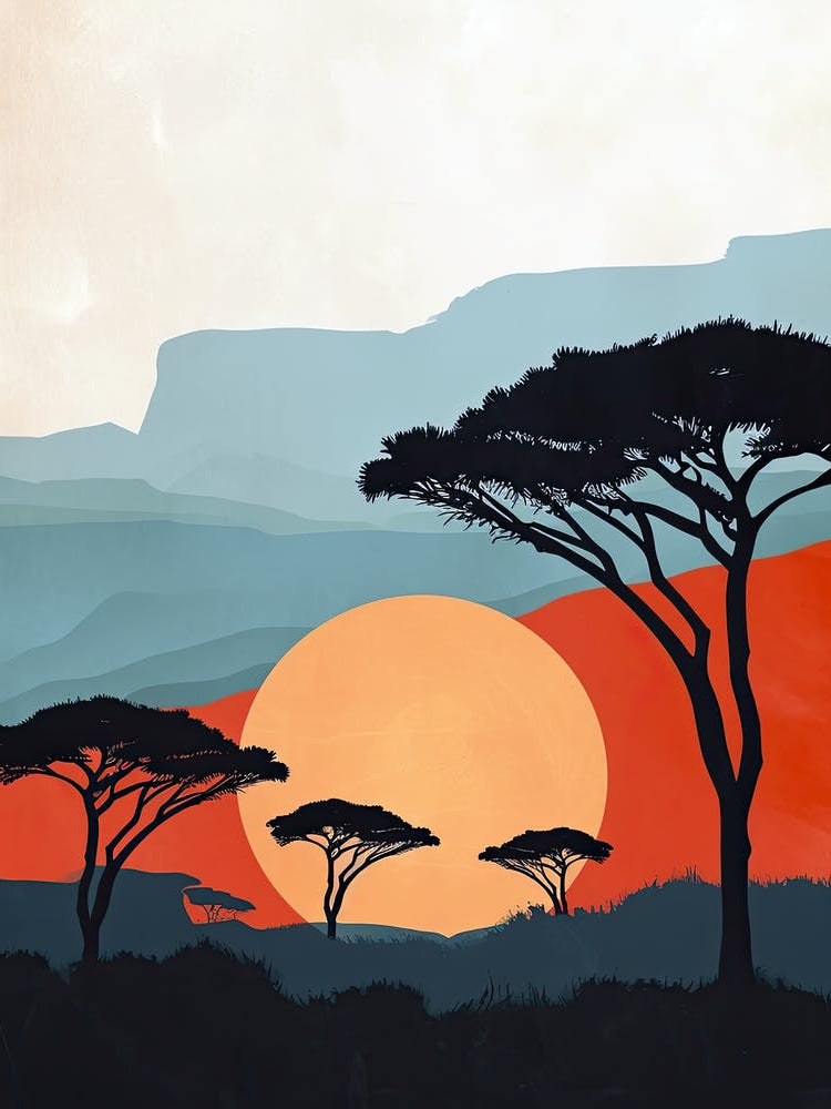 Africa'S Boho Art; The Savannah Symphony