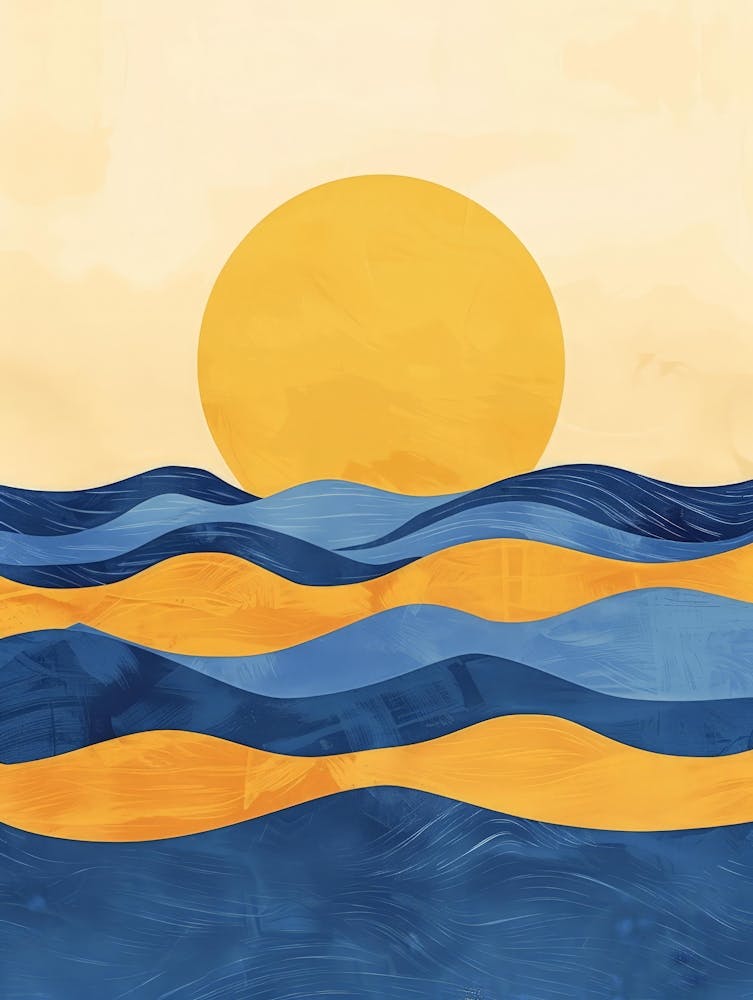 Sunset Over The Ocean 33