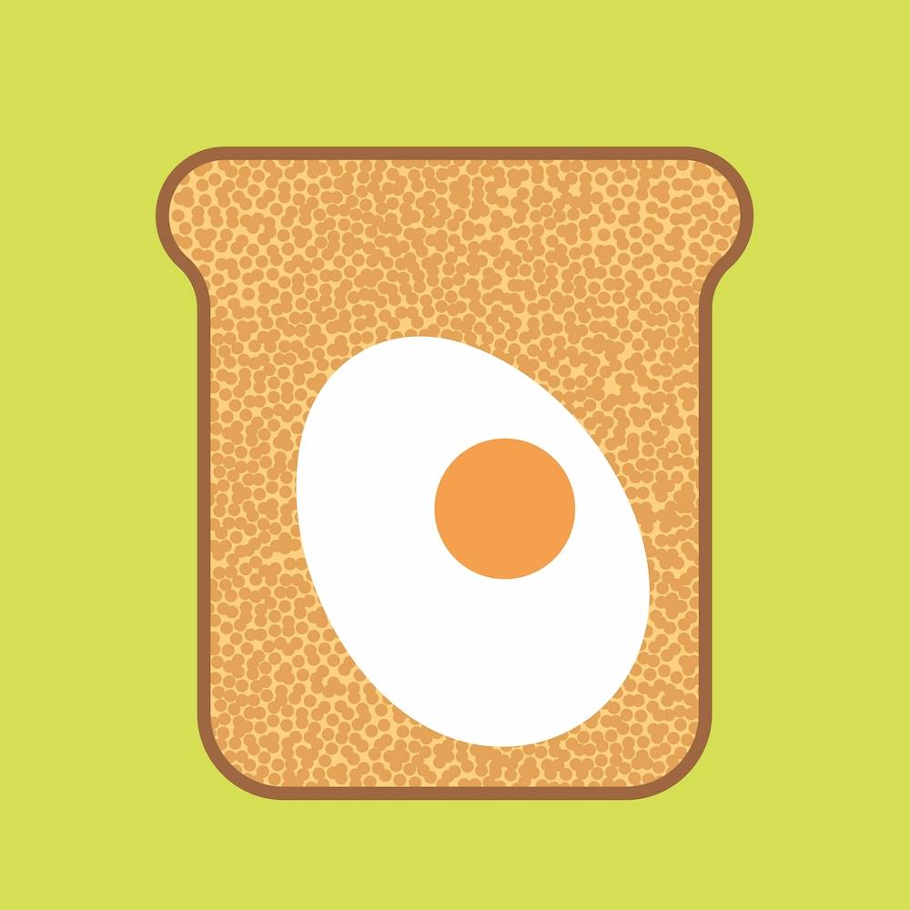 Egg On Toast Square