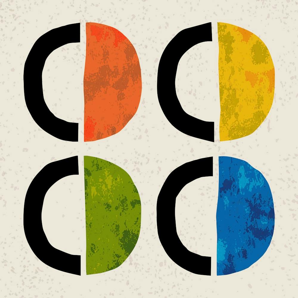 Colorful Minimalist Geometric Design