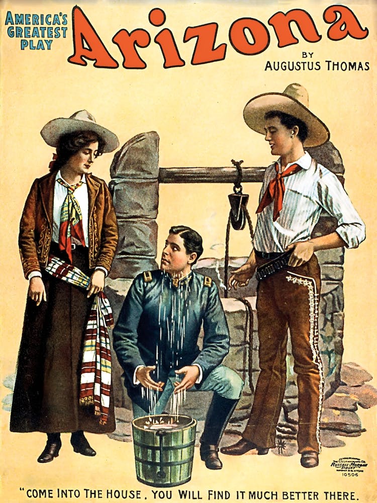Arizona, Vintage Poster For A Play 1
