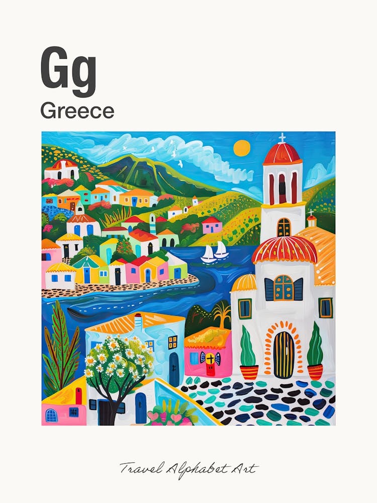 Kids Travel Alphabet  Greece 3