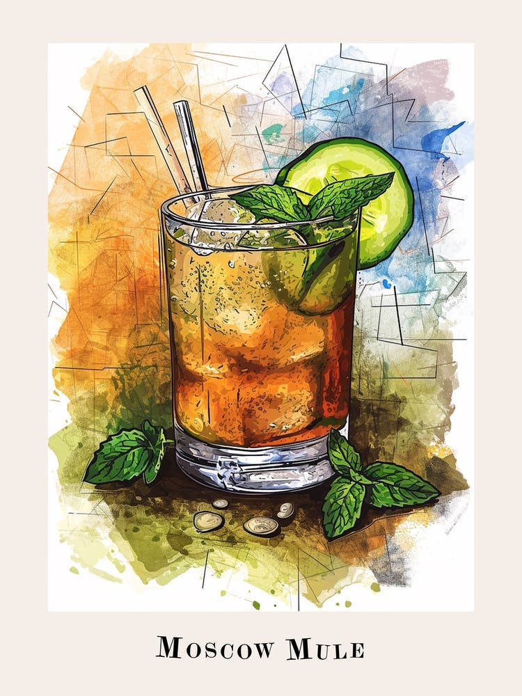 Moscow Mule Tile Poster