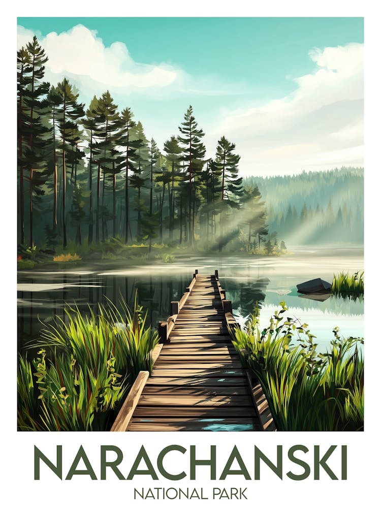 Affiche de voyage Narachanski National Park