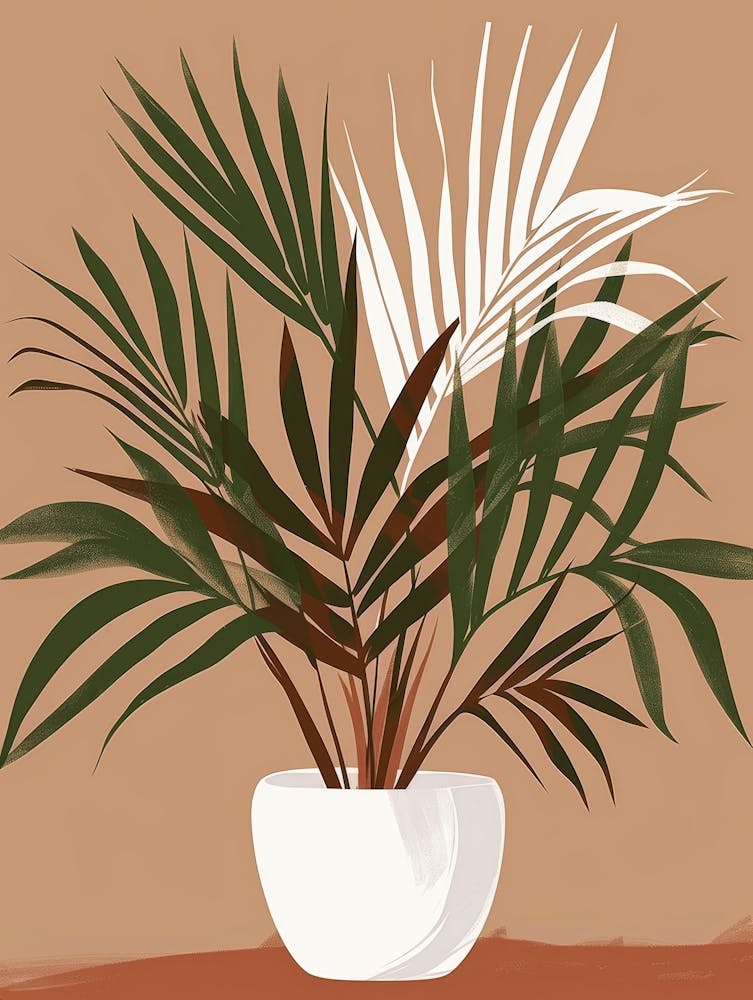 Palm Tree In A Pot