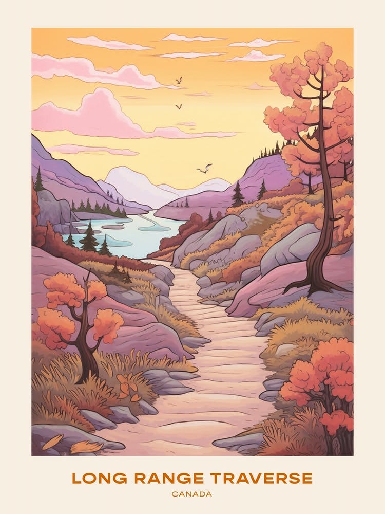 Long Range Traverse Canada 3 Hike Poster