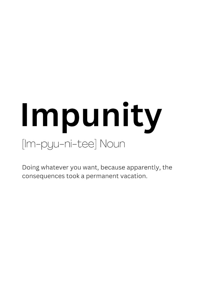 Impunity Definition Meaning