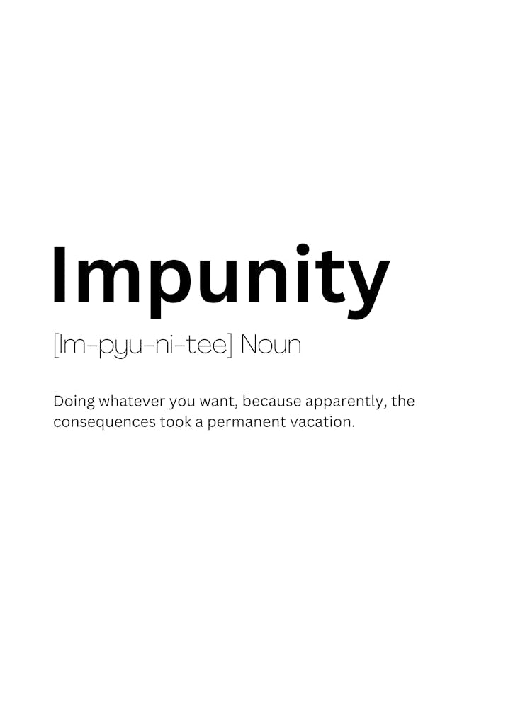 Impunity Definition Meaning