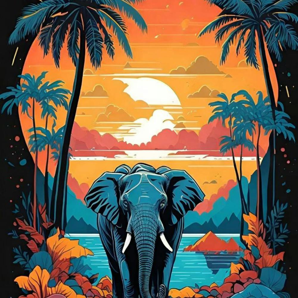 Elephant In The Jungle