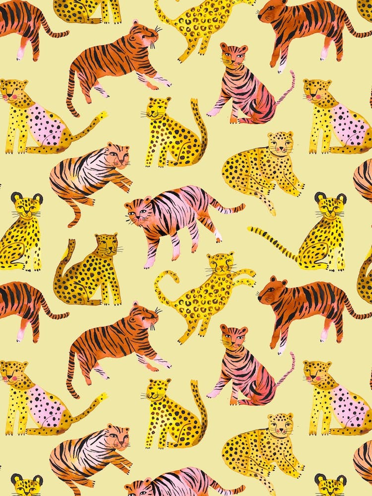 Tigers And Leopards Savannah