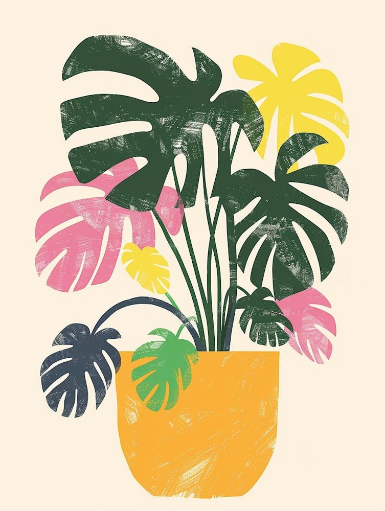 Zz Pflanze Minimalistische Illustration 16