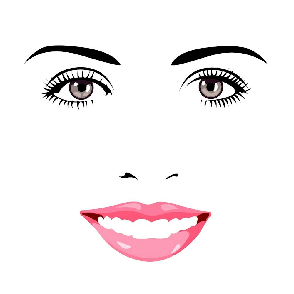 Pop Art Smiling Face