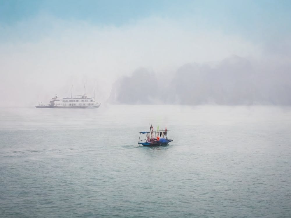 Mist Across Halong Bay Vietnam