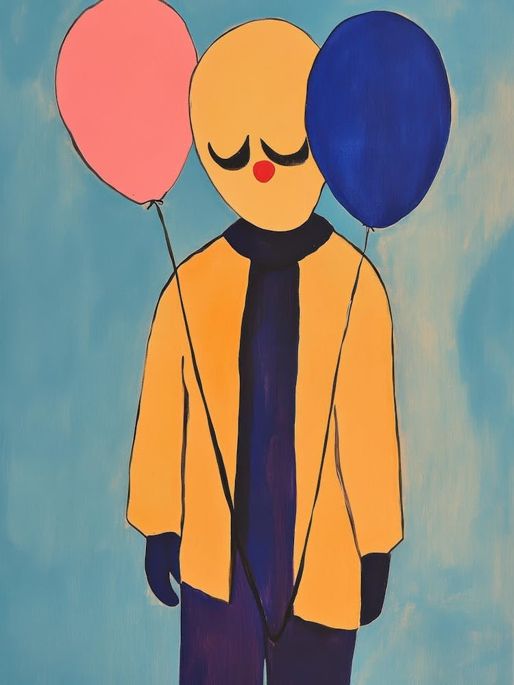 Clown With Balloons 1