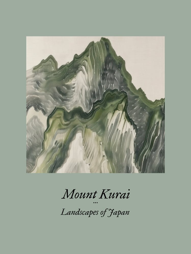 Landscapes Of Japan Mount Kurai 40